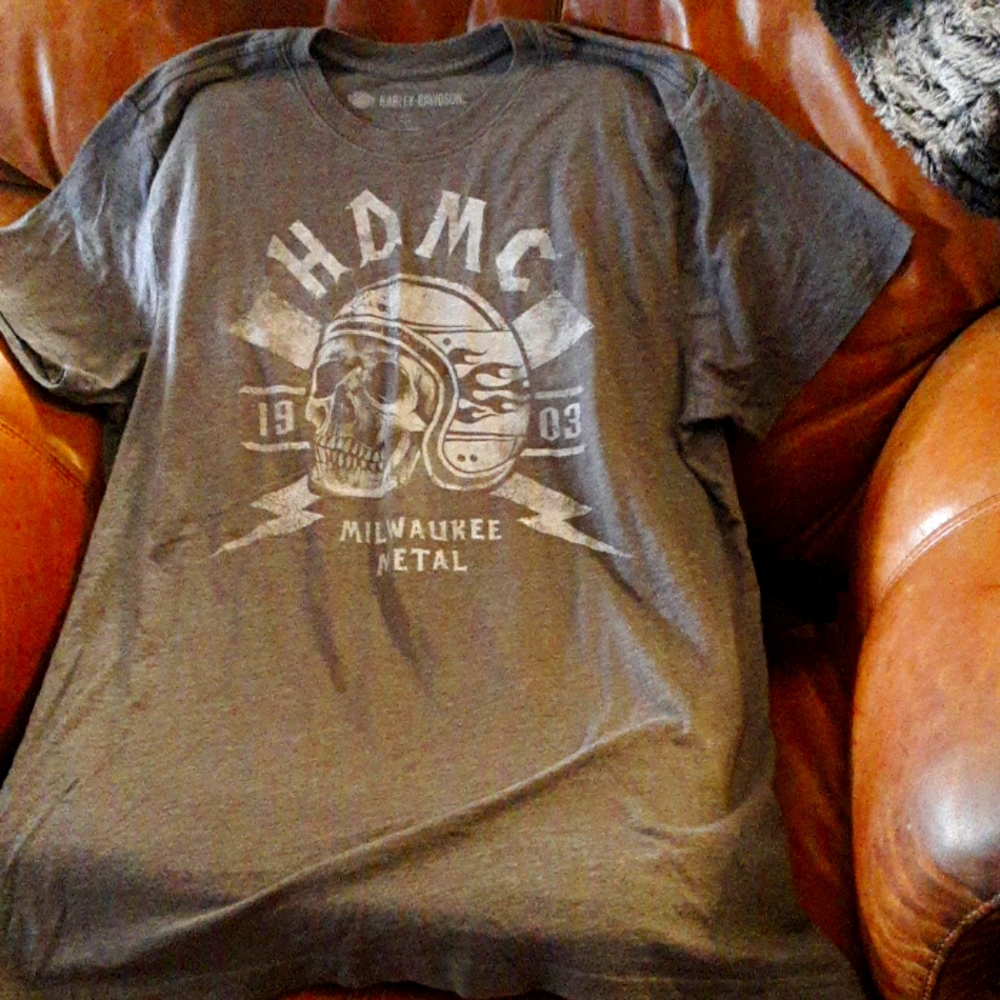 HARLEY DAVIDSON MILWAUKEE METAL SS TEE L